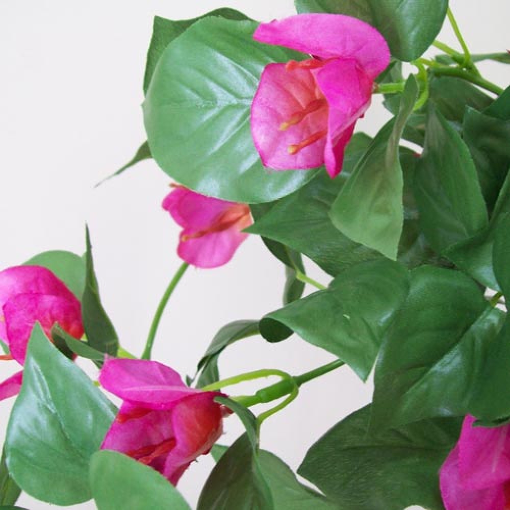 Artificial Silk Trailing Bougainvillea Plant Hot Pink 80cm Artificial
